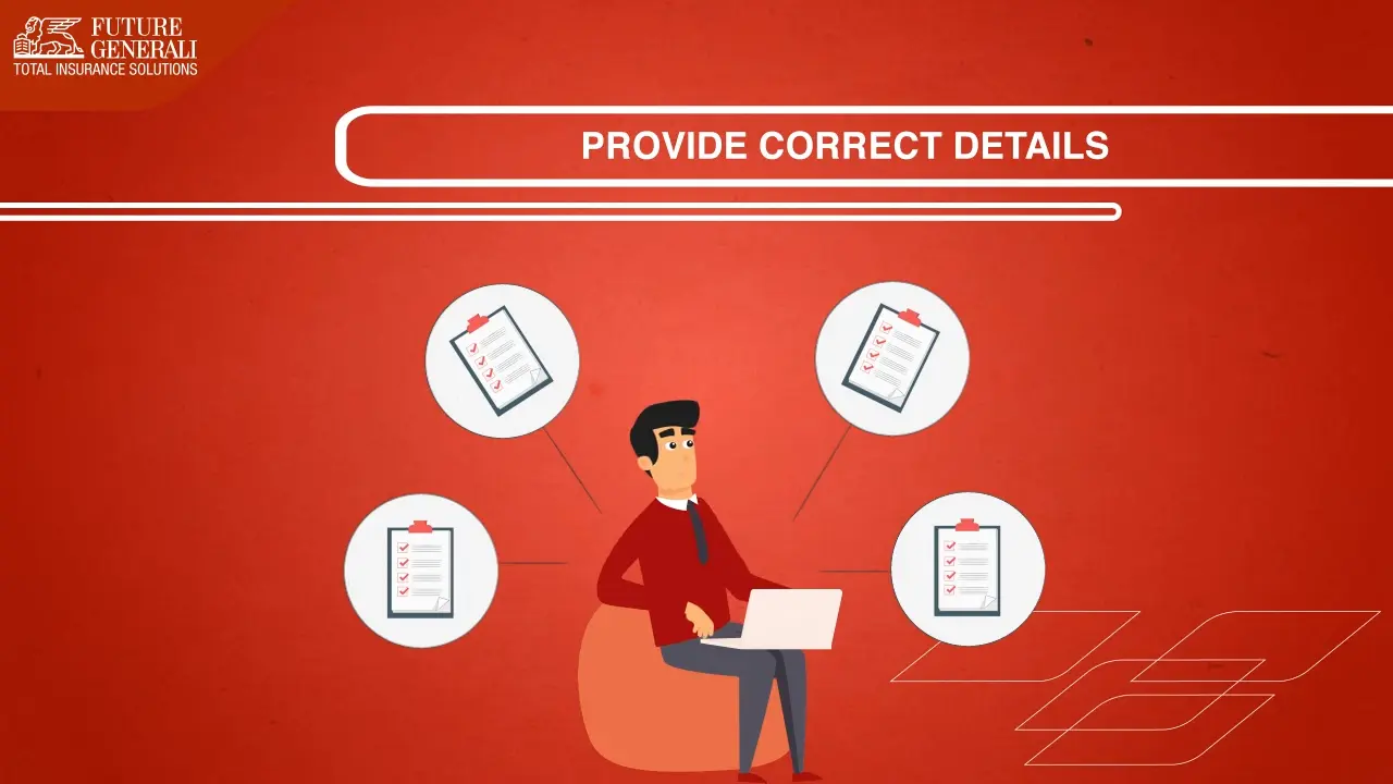 Provide Correct Details